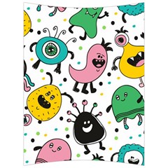 Cute And Fun Monsters Pattern Back Support Cushion by Bigfootshirtshop