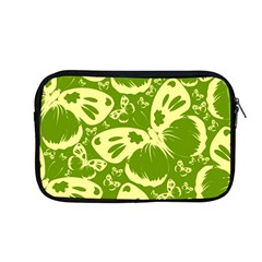 Pale Green Butterflies Pattern Apple Macbook Pro 13  Zipper Case