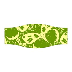 Pale Green Butterflies Pattern Stretchable Headband by Bigfootshirtshop