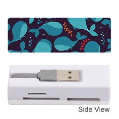 Blue Whale Pattern Memory Card Reader (stick)  by Bigfootshirtshop