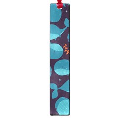 Blue Whale Pattern Large Book Marks by Bigfootshirtshop