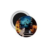 Music, Piano With Birds And Butterflies 1.75  Magnets Front