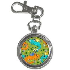 Colorful Dragons Pattern Key Chain Watches