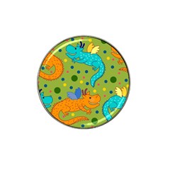 Colorful Dragons Pattern Hat Clip Ball Marker (4 Pack) by Bigfootshirtshop