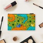 Colorful Dragons Pattern Cosmetic Bag (Small)  Back