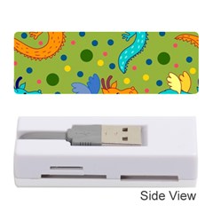 Colorful Dragons Pattern Memory Card Reader (Stick) 