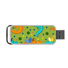 Colorful Dragons Pattern Portable USB Flash (Two Sides)