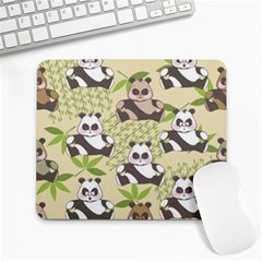 Fun Panda Pattern Large Mousepads by Bigfootshirtshop