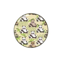 Fun Panda Pattern Hat Clip Ball Marker (4 Pack) by Bigfootshirtshop