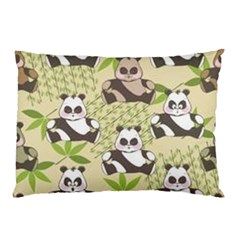 Fun Panda Pattern Pillow Case (two Sides) by Bigfootshirtshop