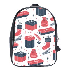 Christmas Gift Sketch School Bag (xl) by patternstudio