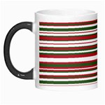 Christmas Stripes Pattern Morph Mugs Left