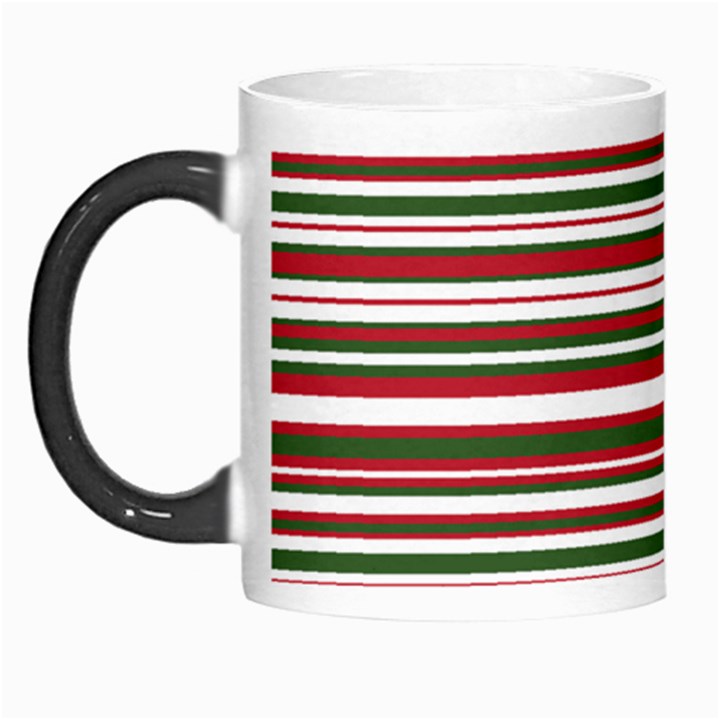 Christmas Stripes Pattern Morph Mugs