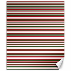 Christmas Stripes Pattern Canvas 20  x 24  