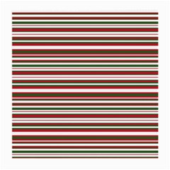 Christmas Stripes Pattern Medium Glasses Cloth (2-Side)