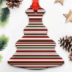 Christmas Stripes Pattern Ornament (Christmas Tree) 