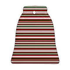 Christmas Stripes Pattern Ornament (Bell)