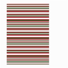 Christmas Stripes Pattern Small Garden Flag (Two Sides)