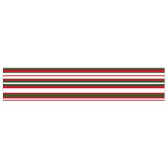 Christmas Stripes Pattern Small Flano Scarf by patternstudio