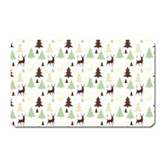 Reindeer Tree Forest Magnet (rectangular) by patternstudio