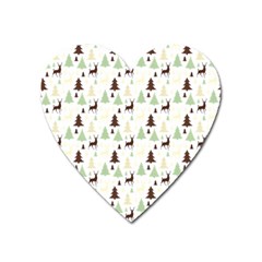 Reindeer Tree Forest Heart Magnet by patternstudio