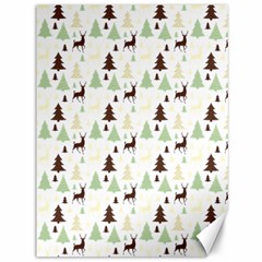 Reindeer Tree Forest Canvas 36  X 48   by patternstudio