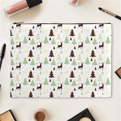 Reindeer Tree Forest Cosmetic Bag (xl) by patternstudio