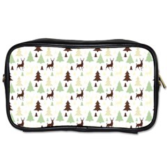 Reindeer Tree Forest Toiletries Bags by patternstudio