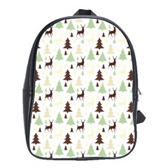 Reindeer Tree Forest School Bag (xl) by patternstudio