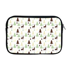 Reindeer Tree Forest Apple Macbook Pro 17  Zipper Case by patternstudio