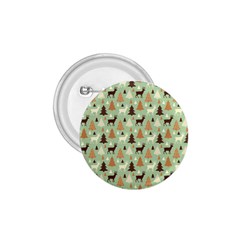 Reindeer Tree Forest Art 1 75  Buttons by patternstudio