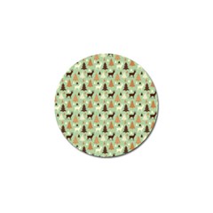 Reindeer Tree Forest Art Golf Ball Marker (10 Pack) by patternstudio