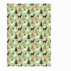 Reindeer Tree Forest Art Large Garden Flag (two Sides) by patternstudio