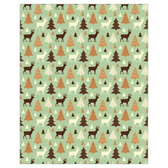 Reindeer Tree Forest Art Drawstring Bag (small) by patternstudio