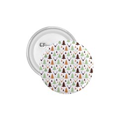 Reindeer Christmas Tree Jungle Art 1 75  Buttons by patternstudio