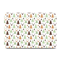 Reindeer Christmas Tree Jungle Art Plate Mats by patternstudio