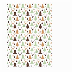 Reindeer Christmas Tree Jungle Art Large Garden Flag (two Sides) by patternstudio