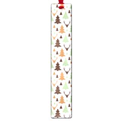 Reindeer Christmas Tree Jungle Art Large Book Marks