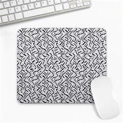 Wavy Intricate Seamless Pattern Design Large Mousepads by dflcprints