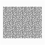 Wavy Intricate Seamless Pattern Design Small Glasses Cloth Front