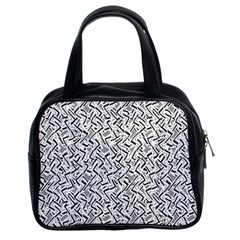 Wavy Intricate Seamless Pattern Design Classic Handbags (2 Sides) by dflcprints