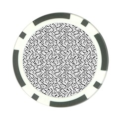 Wavy Intricate Seamless Pattern Design Poker Chip Card Guard (10 Pack) by dflcprints