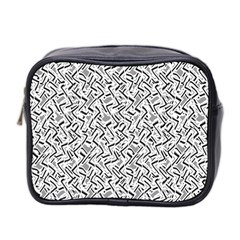 Wavy Intricate Seamless Pattern Design Mini Toiletries Bag 2-side by dflcprints