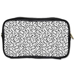 Wavy Intricate Seamless Pattern Design Toiletries Bags by dflcprints