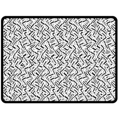 Wavy Intricate Seamless Pattern Design Fleece Blanket (large)  by dflcprints