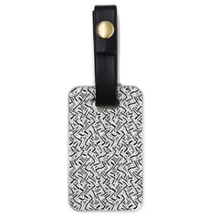 Wavy Intricate Seamless Pattern Design Luggage Tags (one Side)  by dflcprints