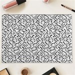 Wavy Intricate Seamless Pattern Design Cosmetic Bag (XXL)  Front