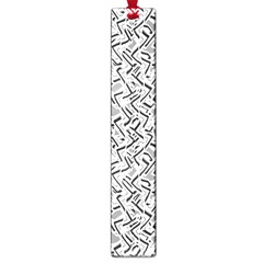 Wavy Intricate Seamless Pattern Design Large Book Marks by dflcprints