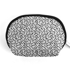 Wavy Intricate Seamless Pattern Design Accessory Pouches (medium)  by dflcprints