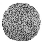 Wavy Intricate Seamless Pattern Design Large 18  Premium Flano Round Cushions Front